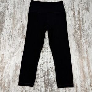 Athleta Elation Capri Leggings Black Sz XS Stretch Comfort Yoga